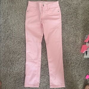 Pink jeggings crazy 8 size 8